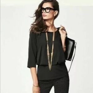 Cabi Size Large  Indulgence Top #5205 Black 2017